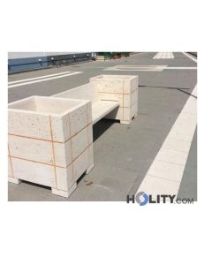 panchina-per-arredo-urbano-con-fioriere-h31932