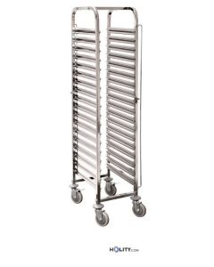 Carrello portateglie in acciaio inox h431_44