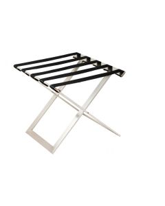 Reggivaligia per hotel in acciaio inox h43865
