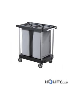Carrello portasacco per biancheria hotel h489_38