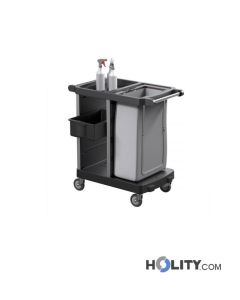 Carrello per biancheria hotel con portasacco h489_39