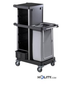 Carrello portabiancheria per hotel con portasacco h489_58