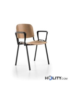 sedia-per-sala-meeting-con-braccioli-h498-11