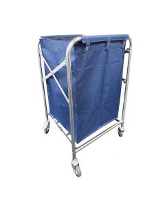 Carrello portabiancheria per hotel in acciaio inox h509_162
