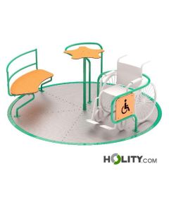 Giostra girevole inclusiva per parco giochi h575_87