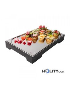 Vetrina refrigerata da buffet in acciaio inox h577_25