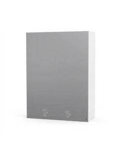 Specchio multifunzione con asciugamani elettrico e dispenser sapone 600x800 mm h647_60