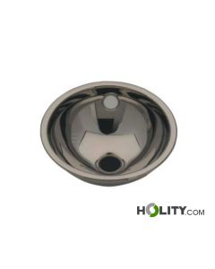 Lavabo in acciaio inox lucido h679_48