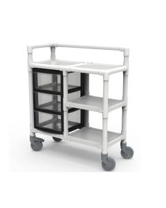Carrello per medicazioni con 3 cassetti h680_18