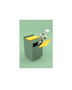 Pattumiera svuota rifiuti con bascula per self service h684_144