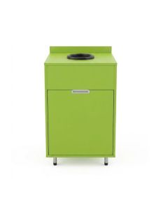 Pattumiera per raccolta rifiuti fast food h684_145