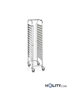Carrello portateglie in acciaio h712_52
