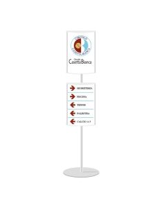 Totem pubblicitario in alluminio h738_208
