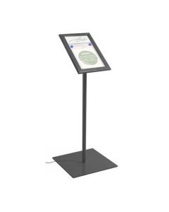 Leggio porta menu con finitura nera h738_214