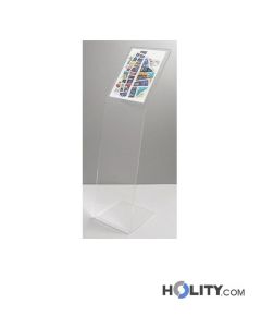 Leggio in plexiglass base a L h738_31