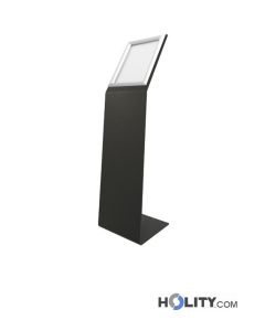 Leggio in metallo verniciato nero h738_40