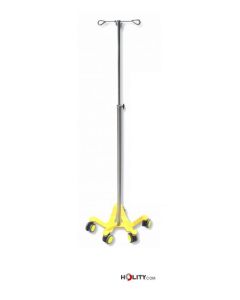 asta-portaflebo-a-2-ganci-con-base-colorata-h740-26