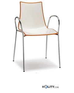 sedia-zebra-bicolore-con-braccioli-scab-h74113