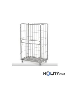 Contenitore roll container a 4 sponde laterali h746_109