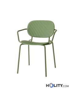 Sedia per ristorante e bar con braccioli h74_430