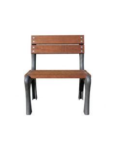 Seduta singola per arredo urbano senza braccioli h763_68