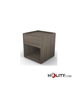 Comodino per casa di cura con 1 cassetto h776_101