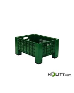 Cargopallet industriale verde da 120 lt h836_37