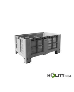 Contenitore industriale in plastica forato h836_40