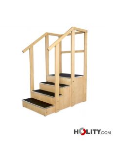 Scala per riabilitazione in legno h930_86