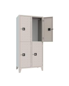Armadietto spogliatoio sovrapposto 4 posti h976_17