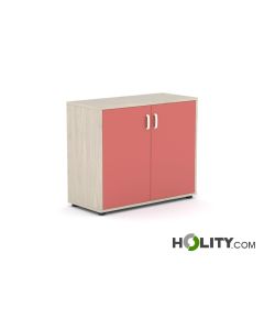 mobile-per-scuola-infanzia-con-ante-rosso-argilla-h979-07