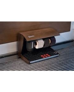 Lucidascarpe automatico in legno con 3 spazzole h14210