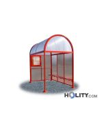 Pensilina autobus con bacheca h28707