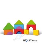 Set 11 costruzioni giganti per bambini in poliuretano h40224