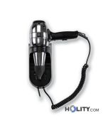 Phon a pistola per hotel con presa rasoio h3365