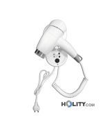 Phon a muro per hotel con presa rasoio h3385