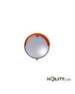 Specchio stradale convesso in acciaio inox h1008_10