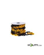 Bobina di catene in plastica 6 mm x 25 m h1035_08
