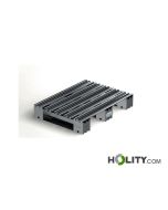 Pallet in acciaio zincato con 5 assi h1037_02