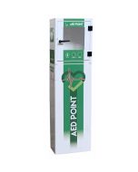 Totem con defibrillatore allarme e illuminazione interna h104310