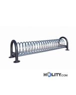 Rastrelliera porta bici a spirale inox h10924