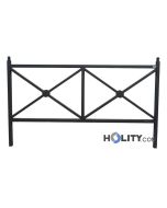 barriera-di-delimitazione-in-acciaio-zincato-con-sbarre-diagonali-incrociate-h10993