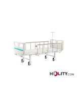 Letto ospedaliero a 3 sezioni con 2 manovelle h13_332
