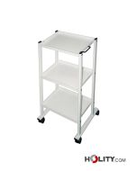 Carrello per ECG con ruote h13_336