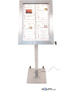 Display a led 4A4 in acciaio inox satinato h14814