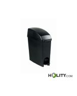 Contenitore sacchetti igienici in ABS nero 15 litri h20_234