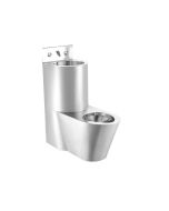 Wc con lavabo in acciaio inox h218_232