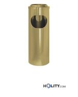 gettacarte-posacenere-tondo-in-ottone-con-foro-ovale-h2237