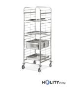 Carrello portateglie portata 20 teglie GN2/1 h2243