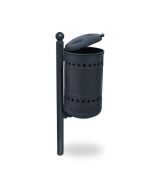 Cestino portarifiuti da esterno con coperchio h287_400